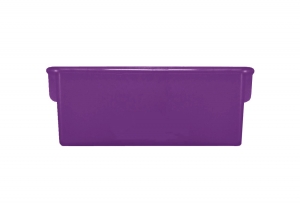 Plastic Cubbie Tray In Purple